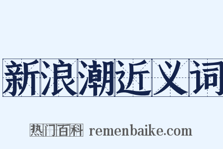 新浪潮近义词是什么意思的图片